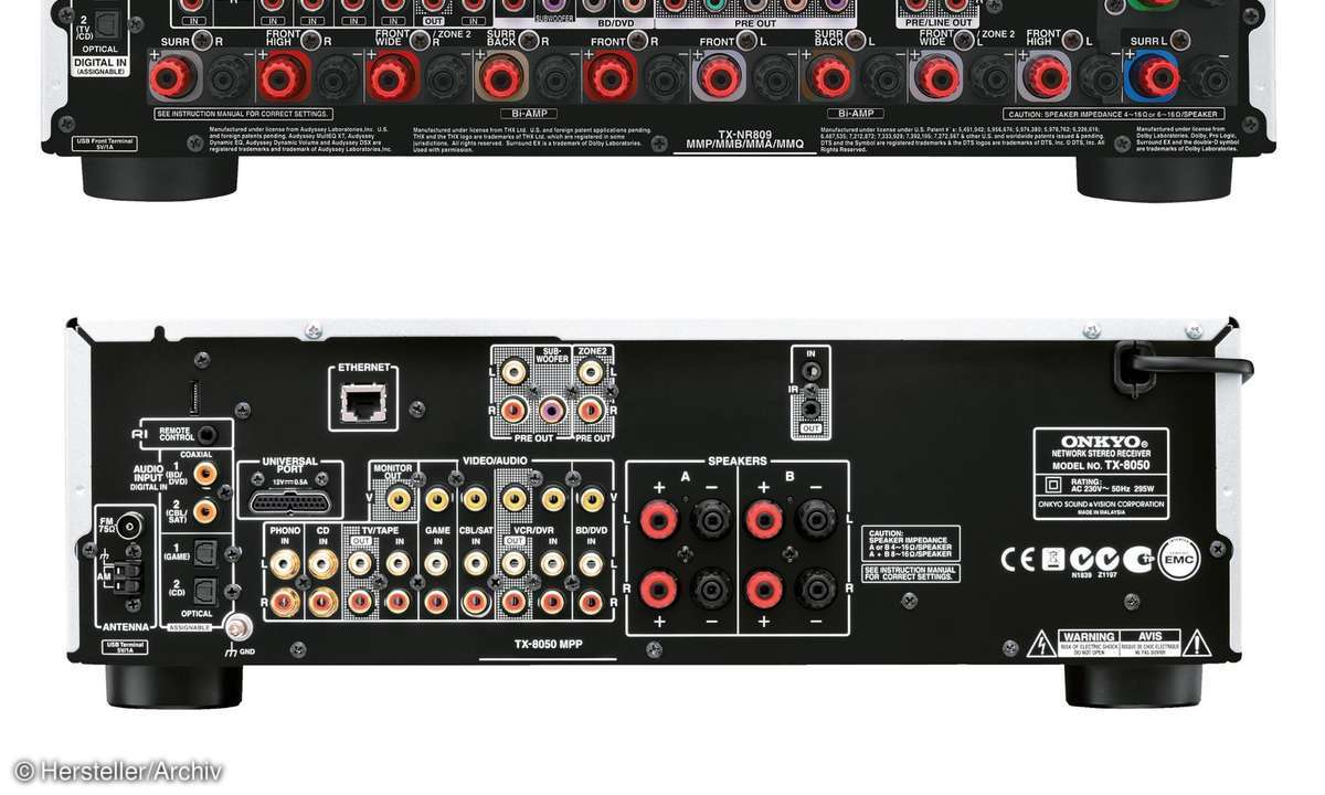 Onkyo AV-Receivern TX-NR809 Stereo-Receiver TX-8050 Network Tuner T-4070