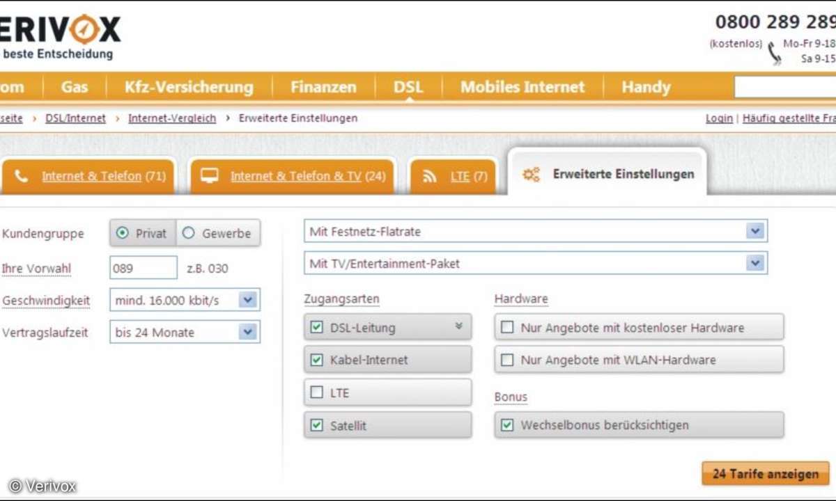 Verivox Vergleichsdienst