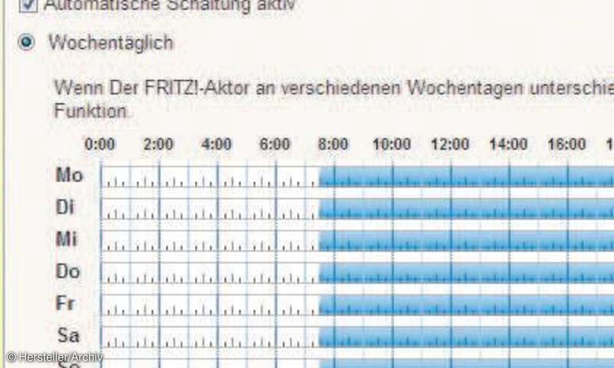komfortable Planung für automatische Schaltungen