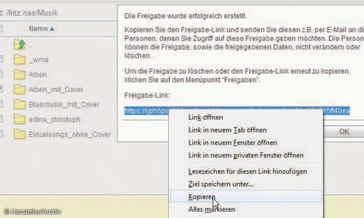 Freigabe-Link