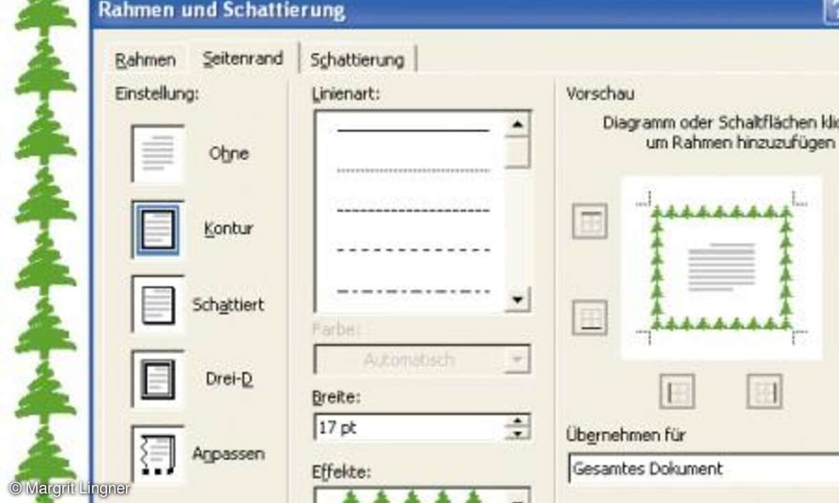 Neujahrsgrüße mit Word
