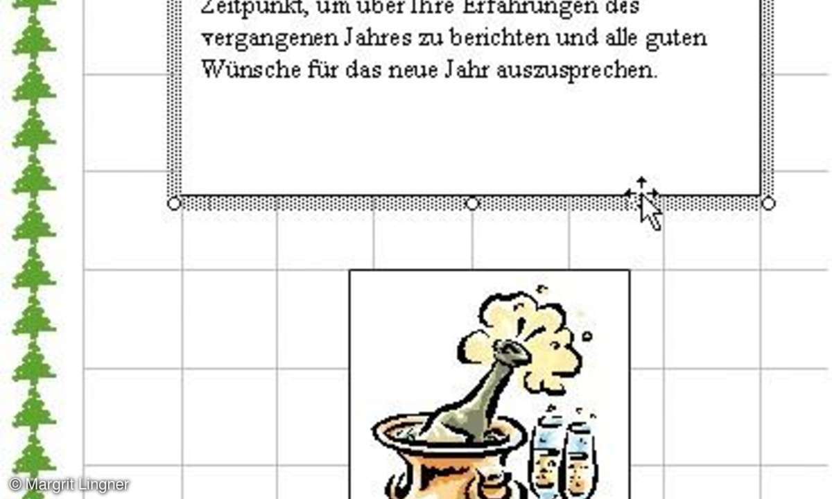 Neujahrsgrüße mit Word