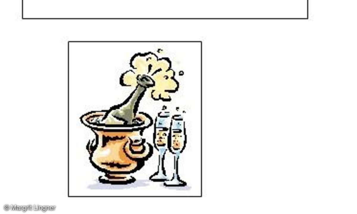 Neujahrsgrüße mit Word