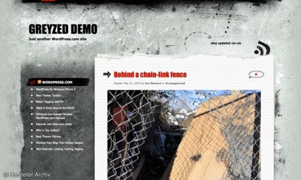Greyzed Wordpress Theme
