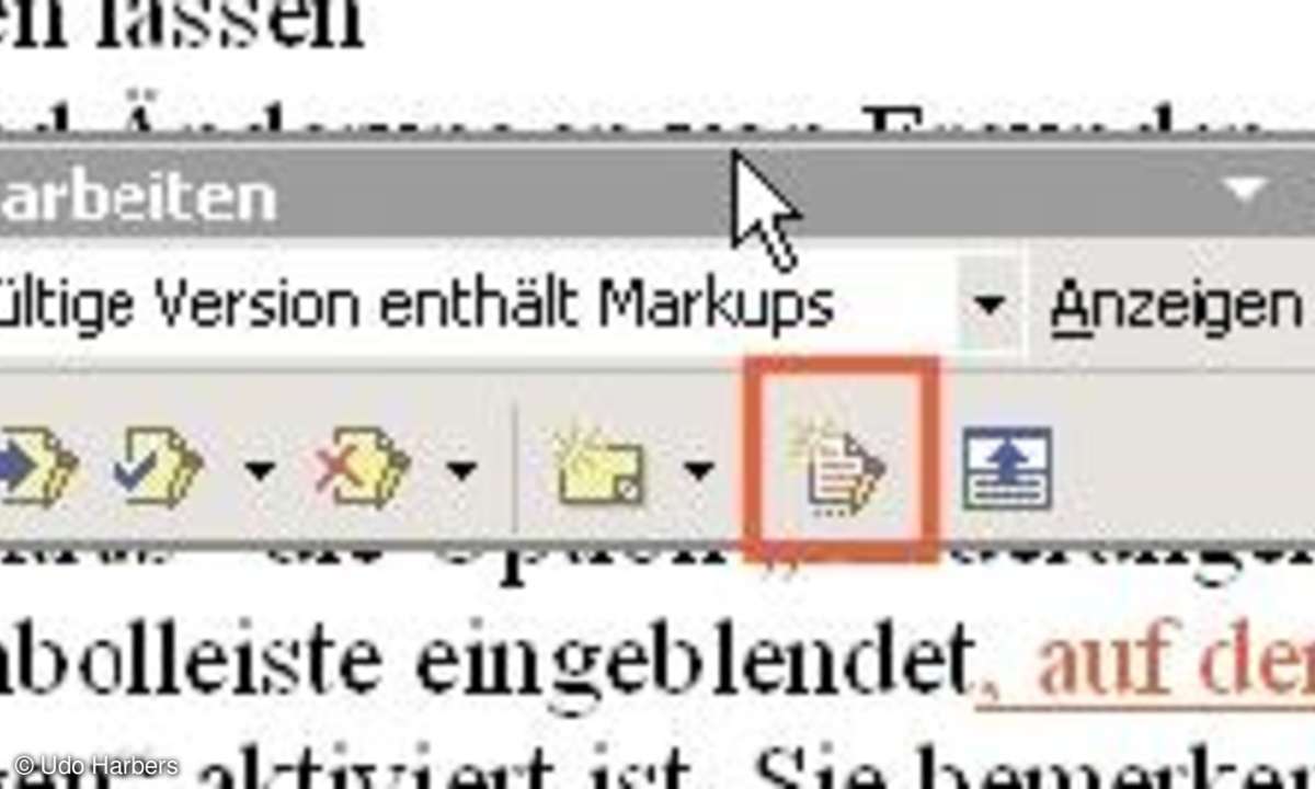 Korrekturen in Word