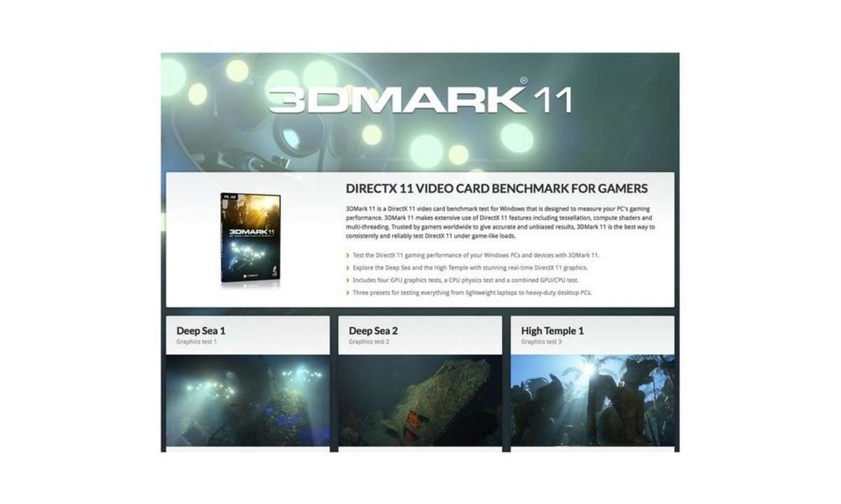 Leistungstest, PC-Benchmark-Tools, 3DMark 11 Futuremark