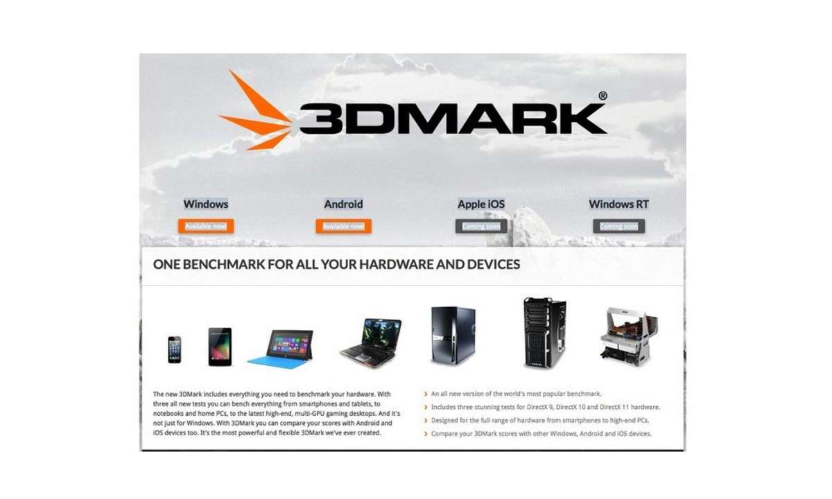 Leistungstest, PC-Benchmark-Tools, 3DMark Futuremark