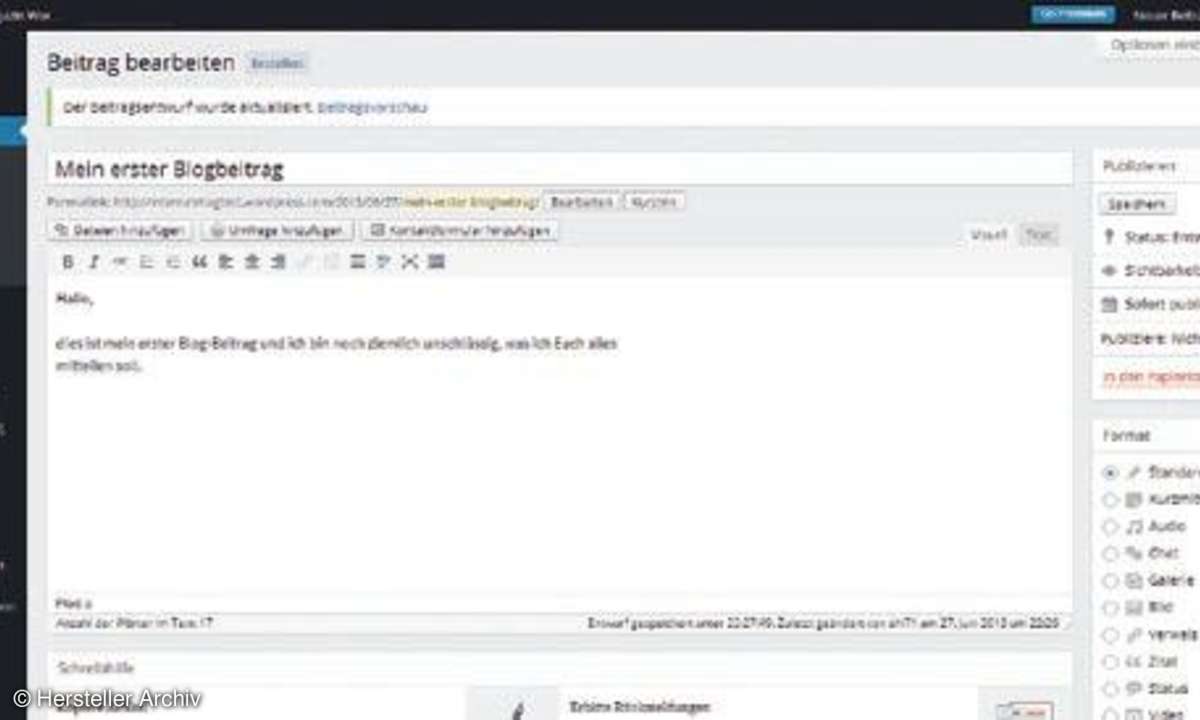 Wordpress-Version