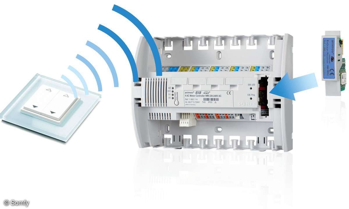 KNX-Motorsteuergerät animeo von Somfy