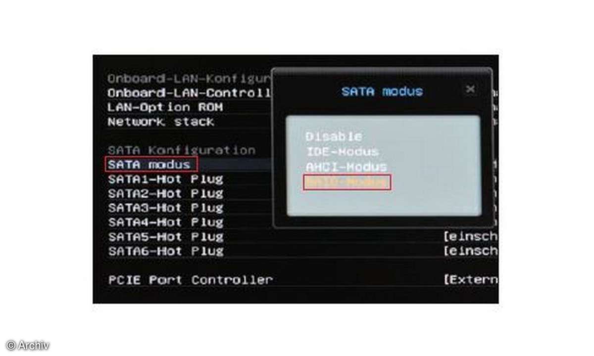 SSD-RAID, Festplatte