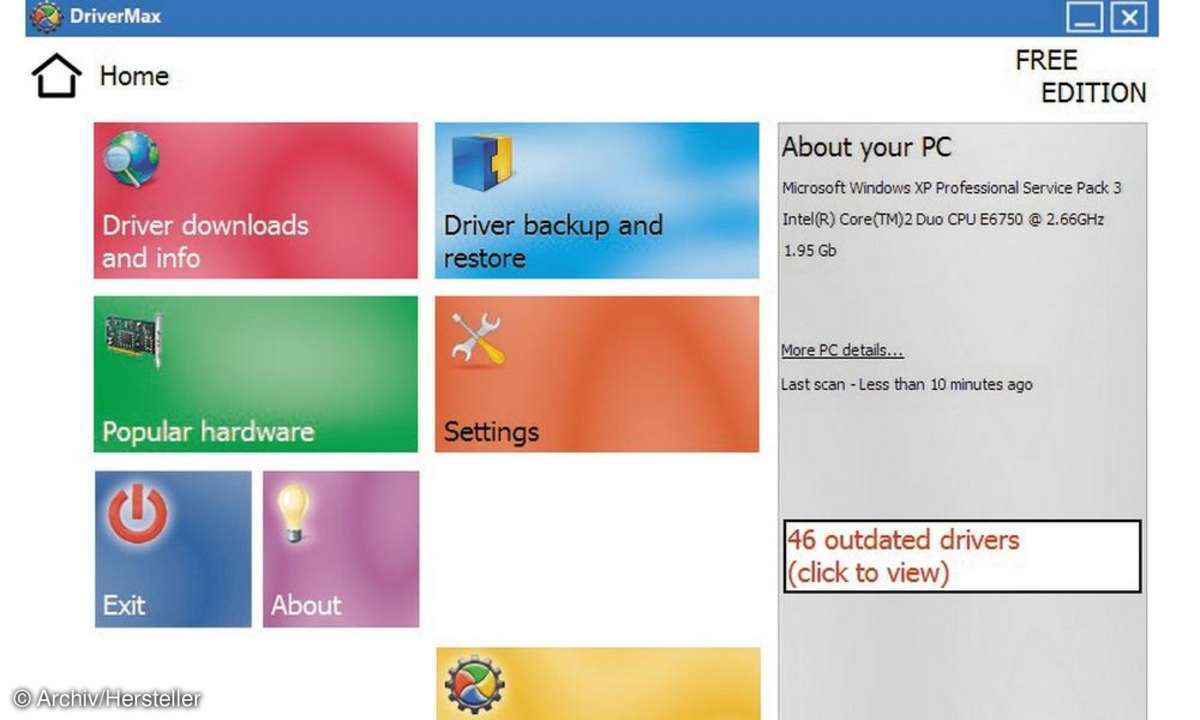DriverMax Treiber-Update-&-Sicherungs-Software