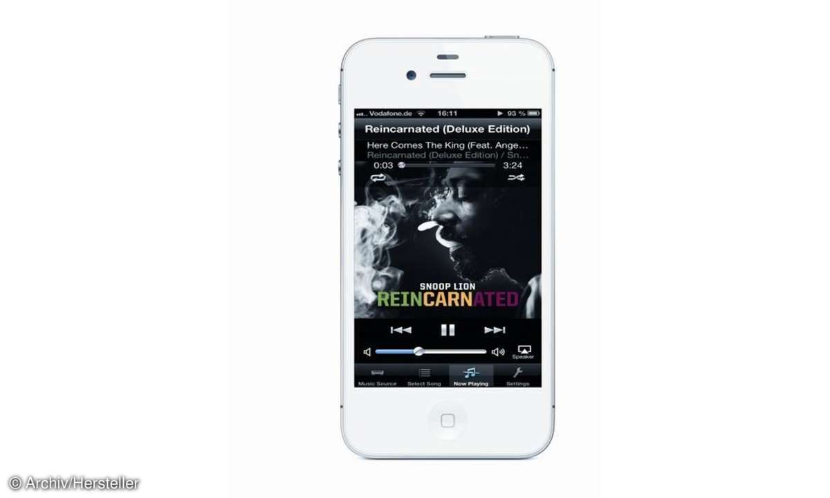 iPhone, Musik-App mit Streaming-Funktion