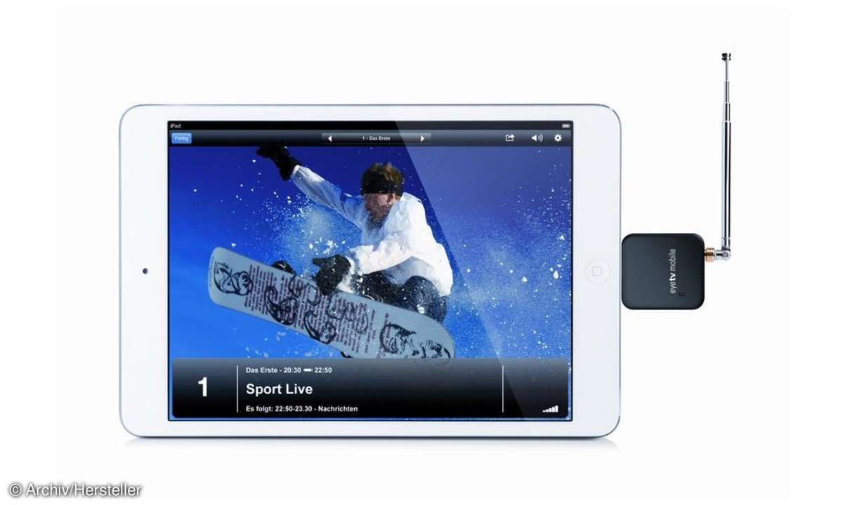 Tablet-PC mit DVB-T-Empfänger