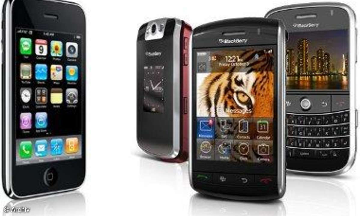 Kundenzufriedenheit: Blackberry Storm verliert gegen iPhone 3G