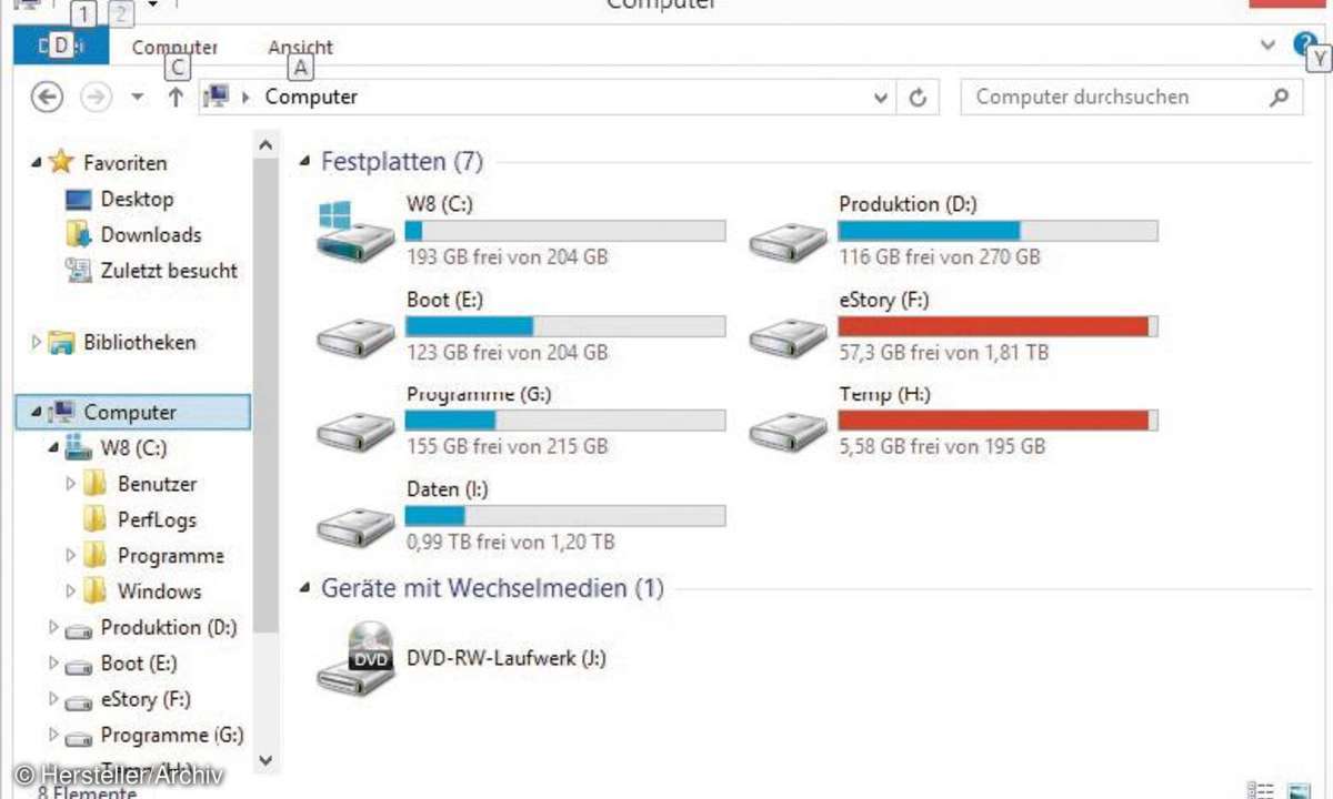 software, betriebssystem, windows 8