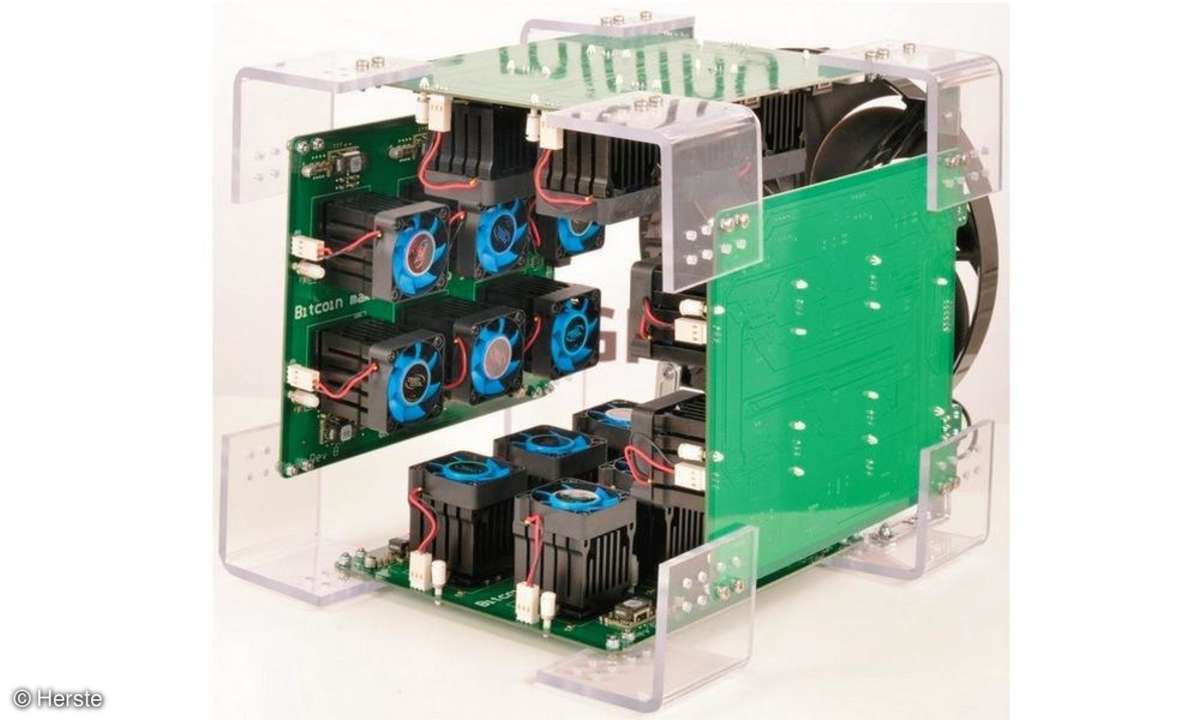 Gerät zum Erzeugen von Bitcoins