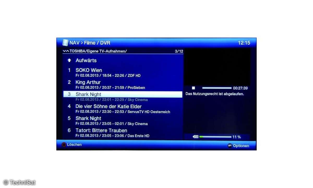 Video,Fernseher,TV-Recording,TechniSat