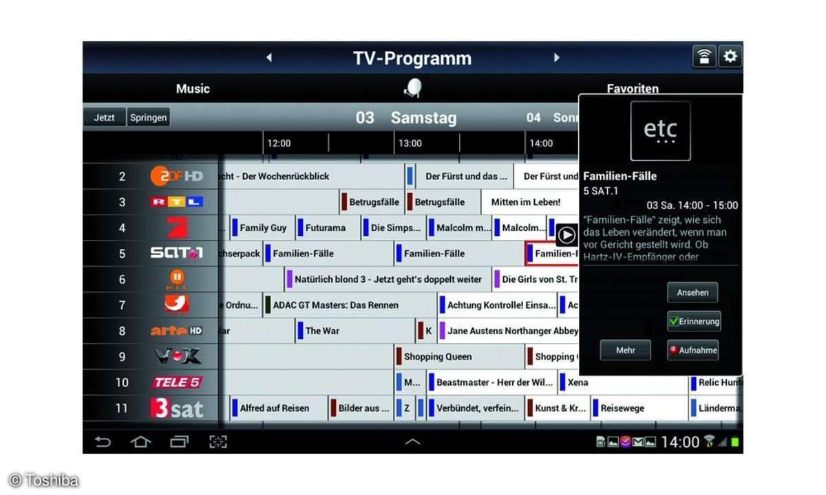 Video,Fernseher,TV-Recording,Toshiba