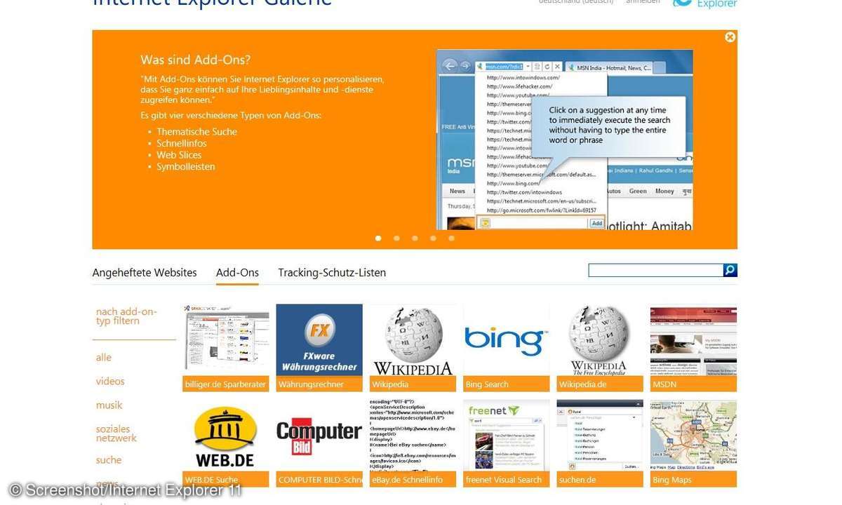 Internet Explorer Galerie, Internet Explorer 11