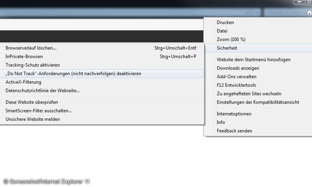 Internet Explorer 11, do-not-track