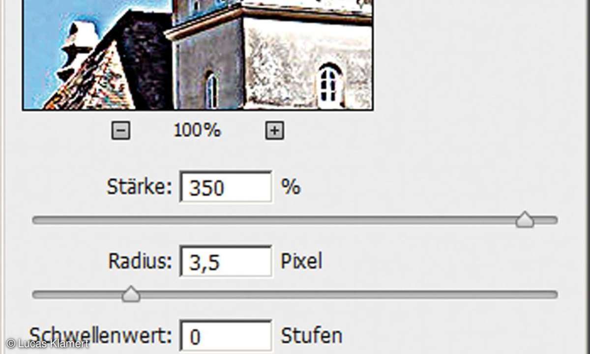 Photoshop - Unscharf maskieren