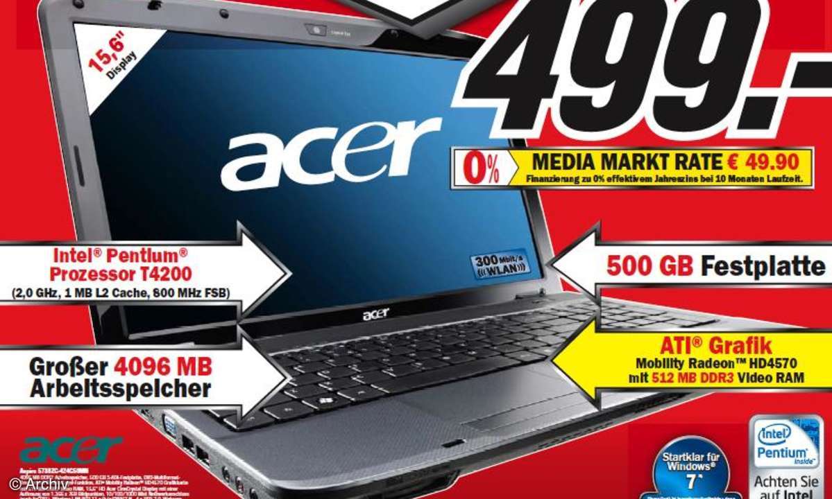 Media Markt: Supergünstige Notebooks im neuen Multimedia-Flyer