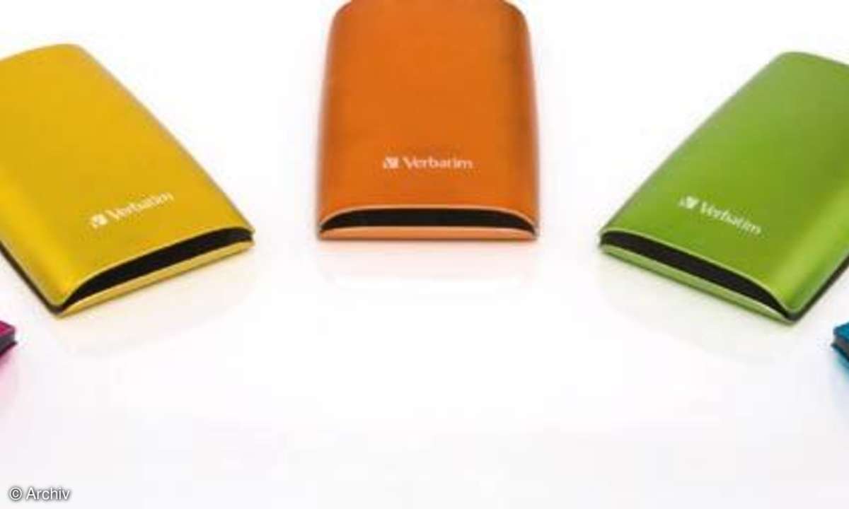 bunte externe festplatten