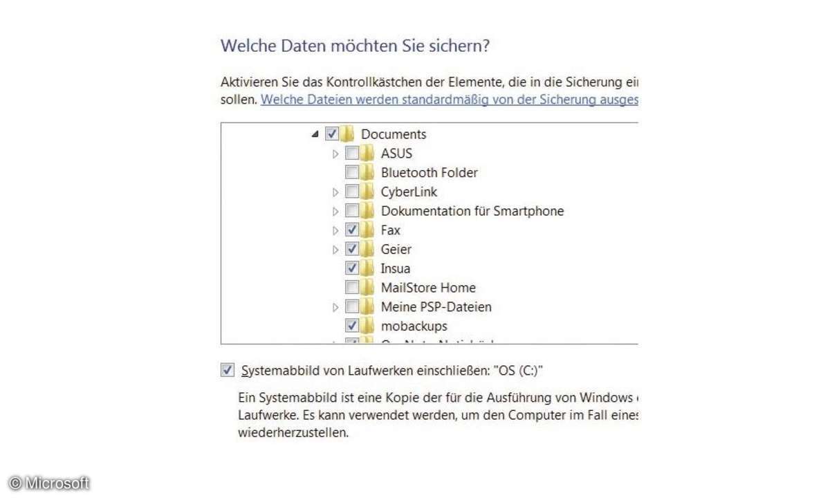 Windows Sicherung