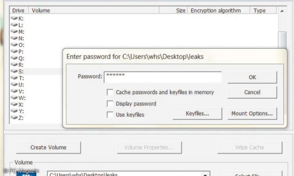 TryCrypt, Datenschutz