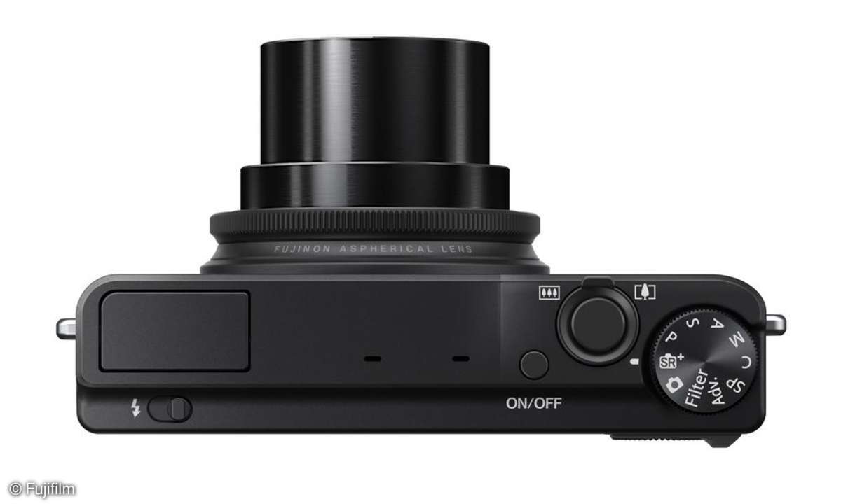 Fujifilm XQ1 - Bedienung oben