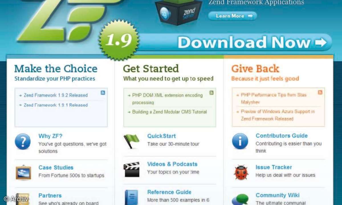 PHP-Frameworks Teil VIII - Zend Framework