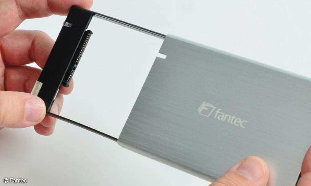 fantec, alurpo u3, gehäuse, externe festplatte, hdd