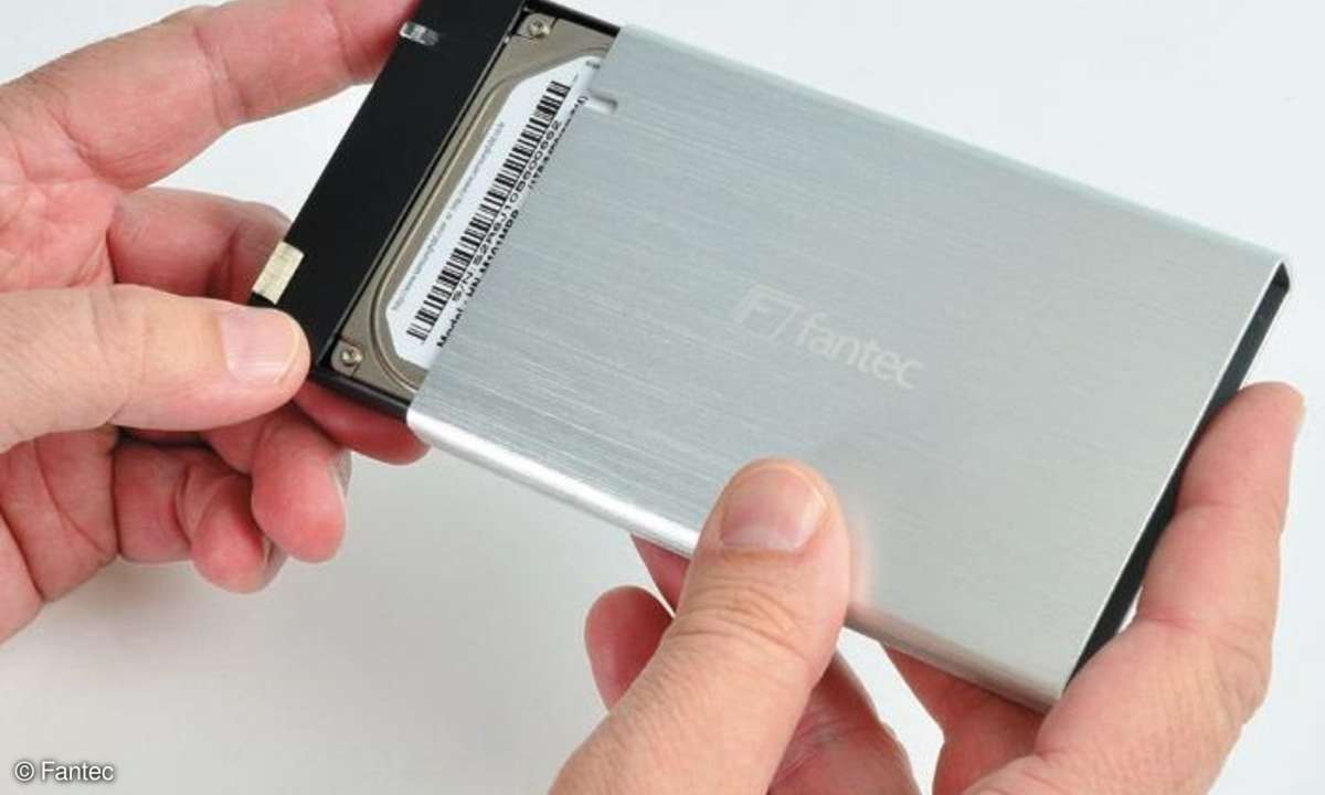 fantec, alurpo u3, gehäuse, externe festplatte, hdd