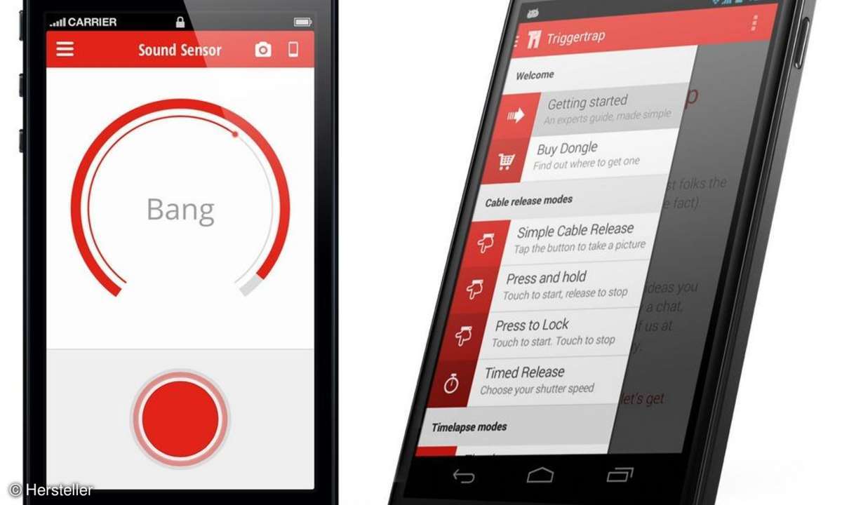 triggertrap, smartphones, soundsensor