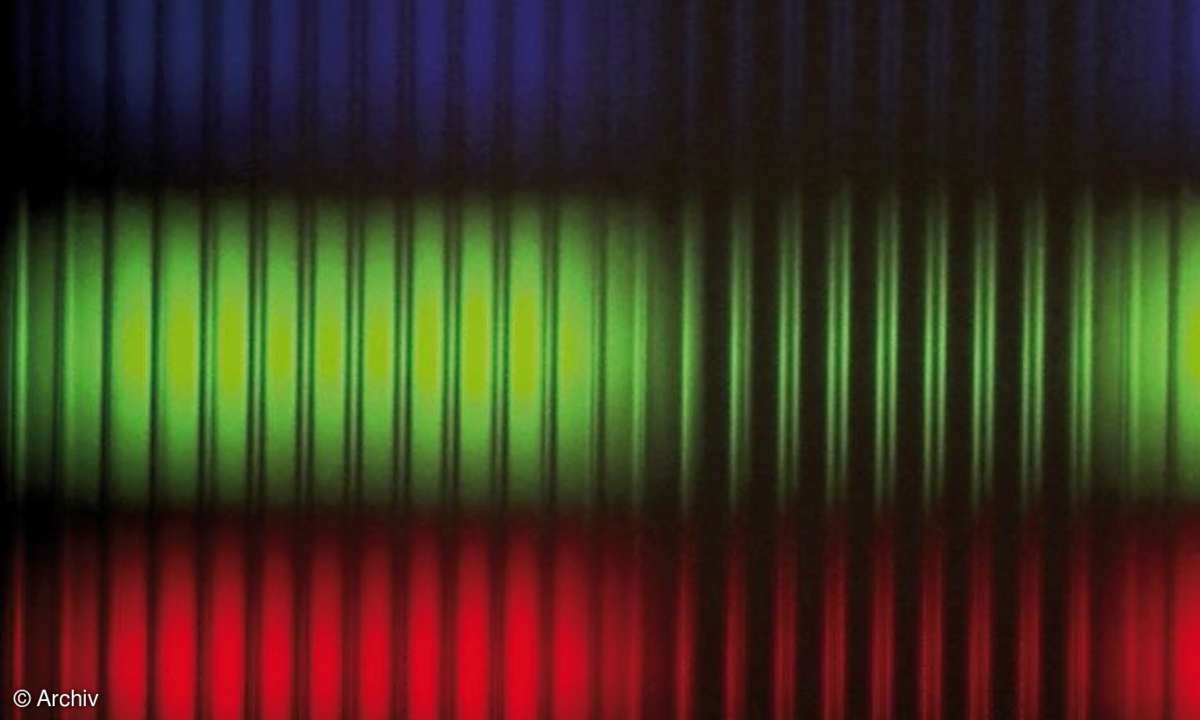Pixel unter dem Mikroskop