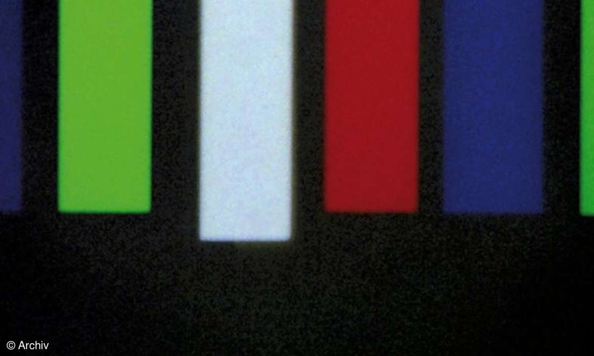 Pixel unter dem Mikroskop
