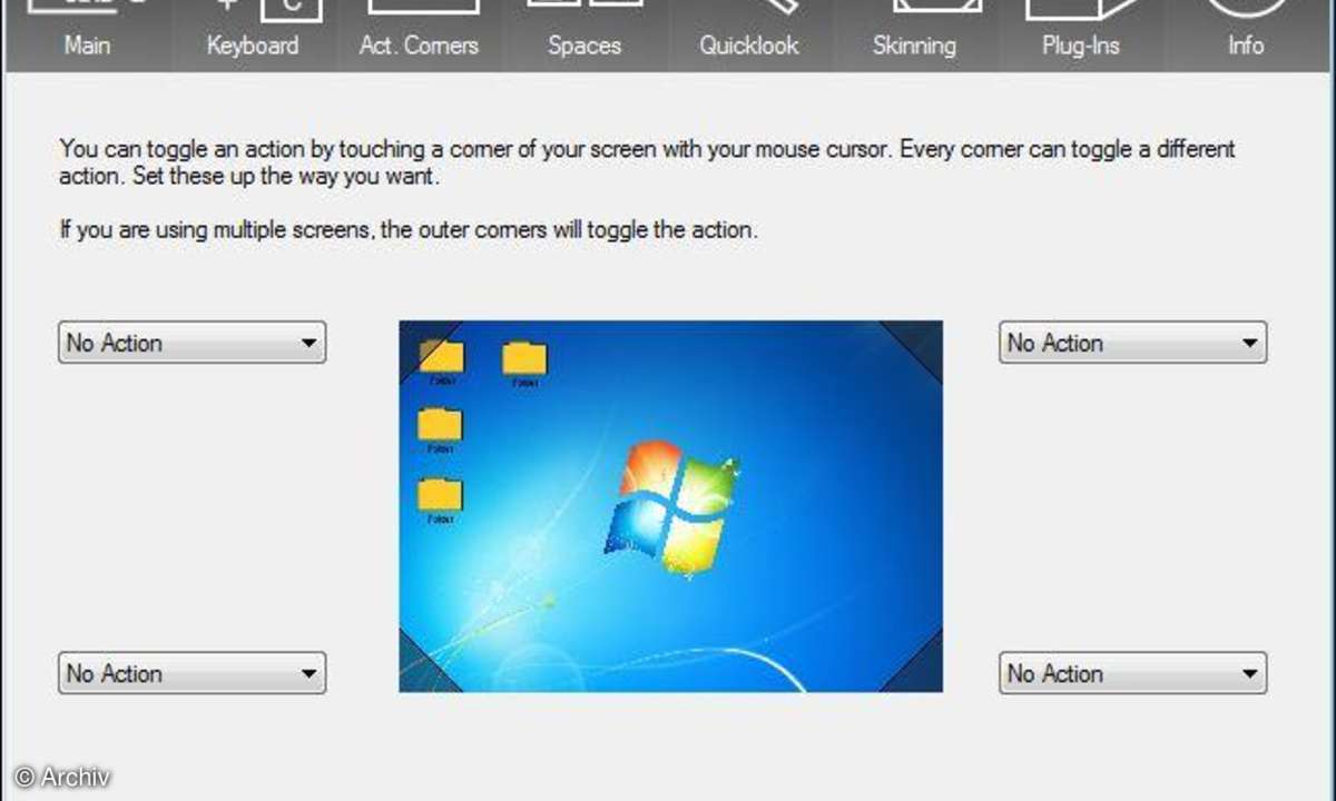 MaComfort ergänzt Windows mit Mac-Funktionen