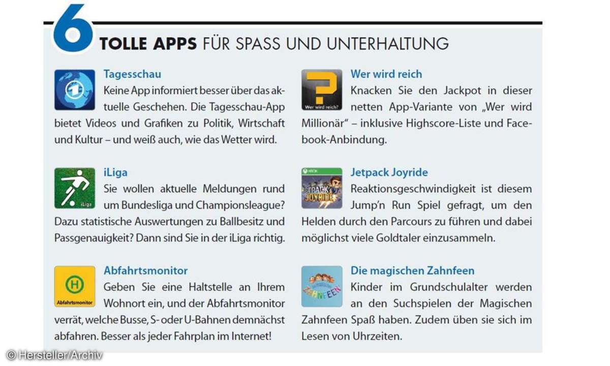 6 Tolle Apps für Spaß und Unterhaltung