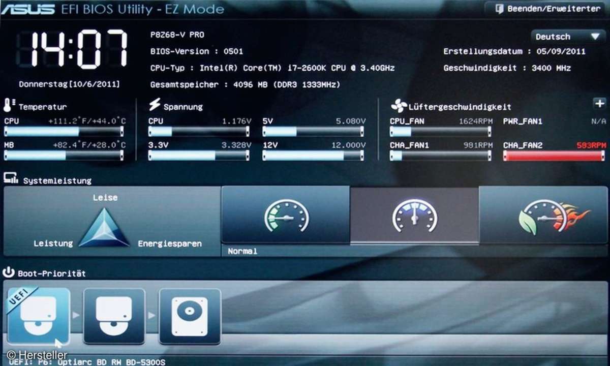 Rechner,Prozessor,Speicher,UEFI