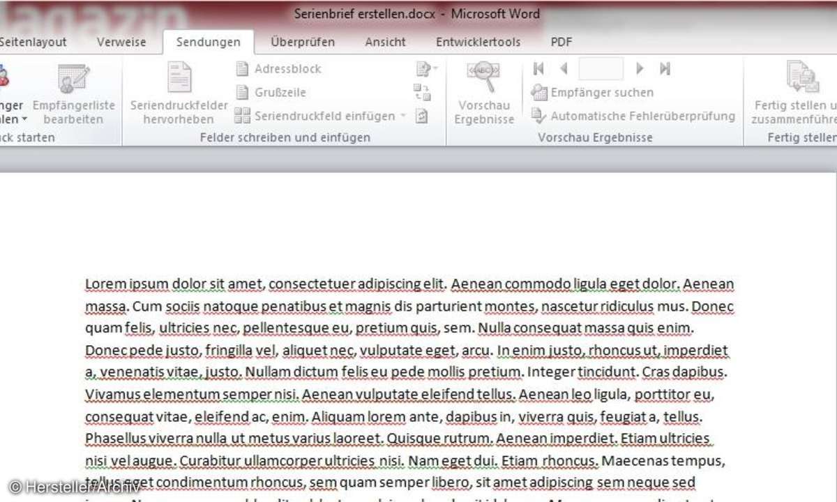Tipp 2: Der Seriendruck-Assistent