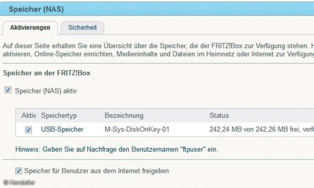 NAS, USB-to-Host