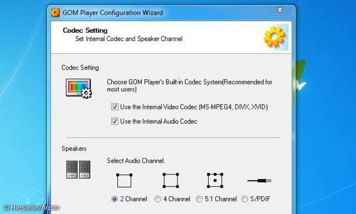 GOM Player Configuration Wizard