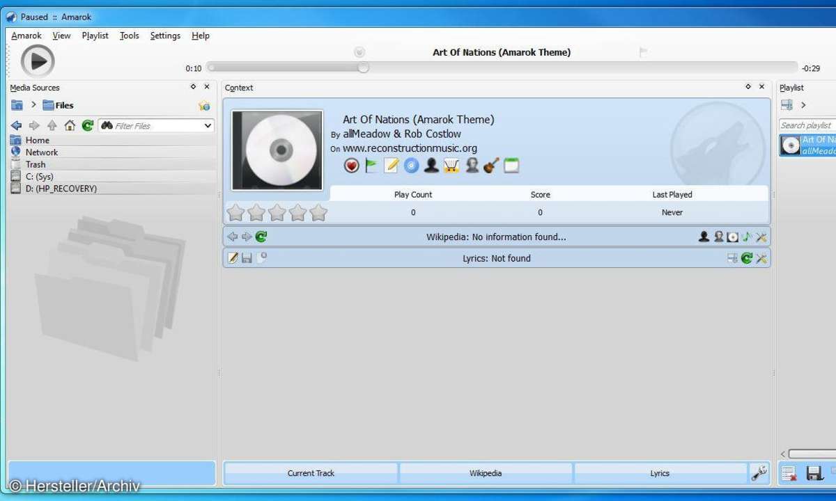 Amarok Music Player
