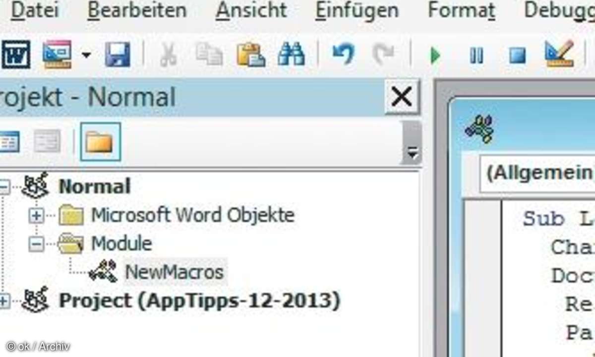 VBA-Editor