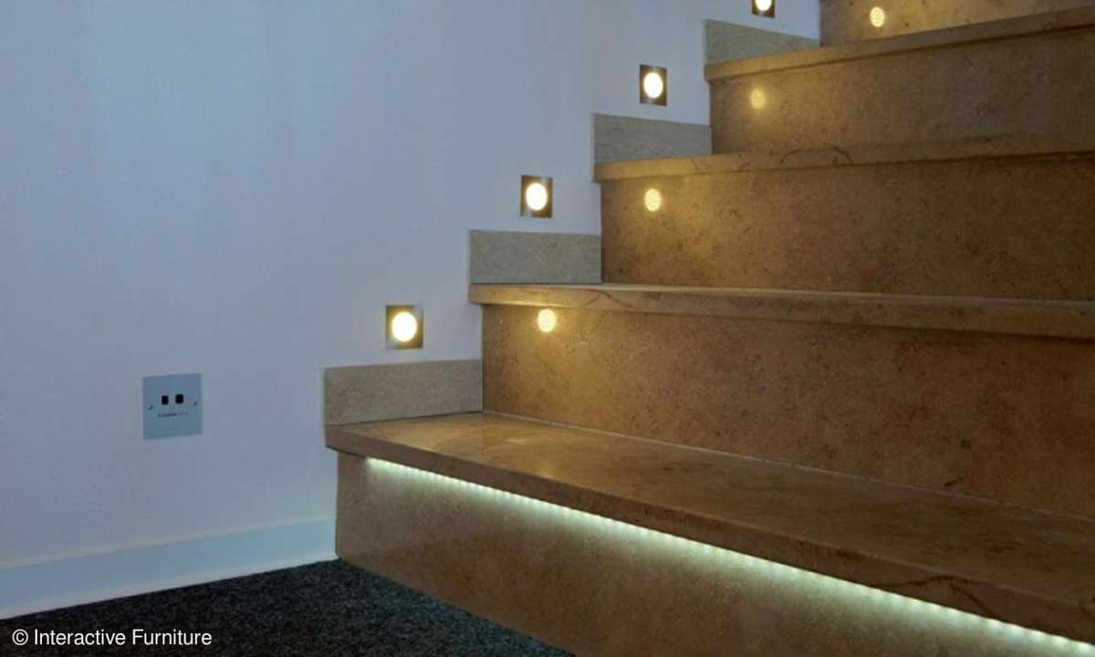 Interactive Furniture Treppenbeleuchtung