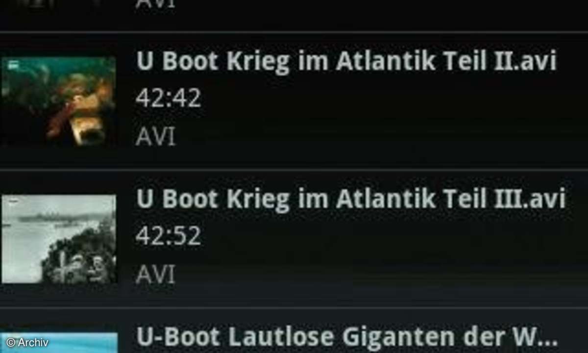 Android-Smartphone als Media-Server