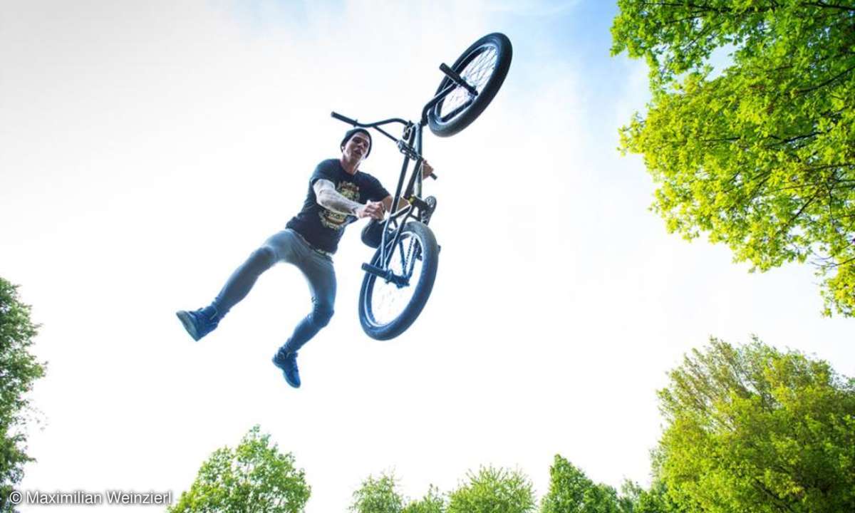 BMX-Jumps mit Stephan Götz