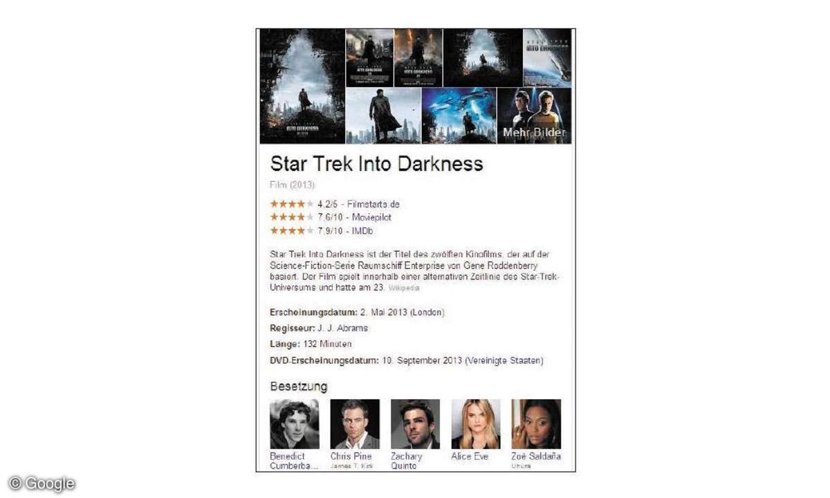 Google-Suche Filme