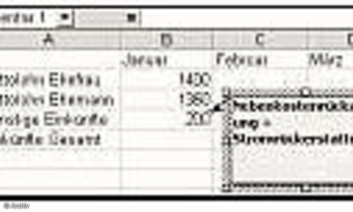 Excel: Ausgabenkontrolle