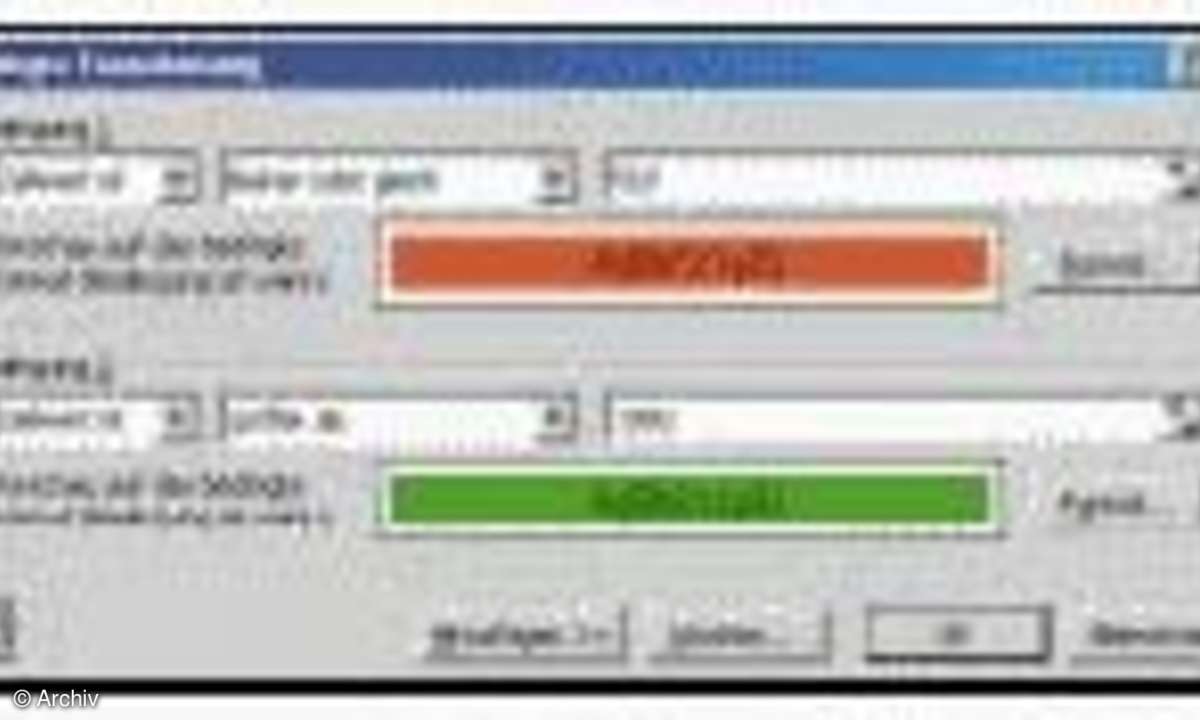 Excel: Ausgabenkontrolle
